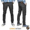 1 CHINO HITAM Celana Chino Hitam